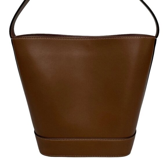 Auth CELINE Small Bucket Cuir Triomphe 113783DU3.04LU Tan (Brown) - Shoulder Bag - Picture 4 of 14